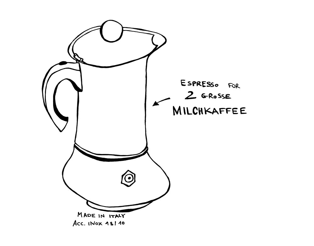Espresso Zeichnung